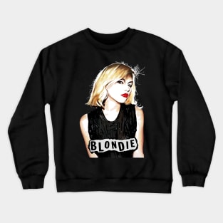 Blondie Rare Photo Vintage Halftone Crewneck Sweatshirt